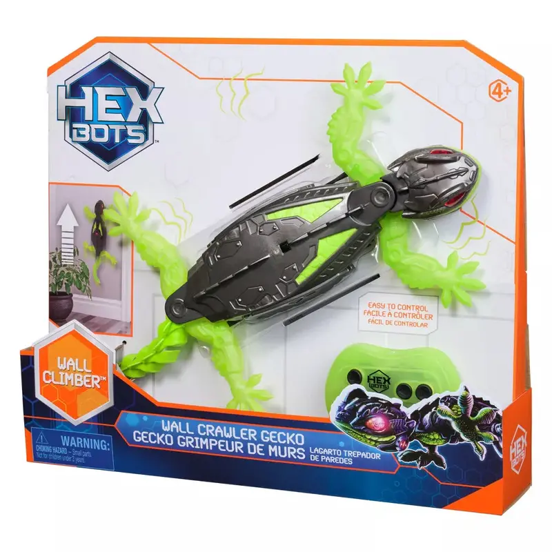 Hexbot Wallcrawler Gecko – Climbing Robot Toy With Suction Grip 1
