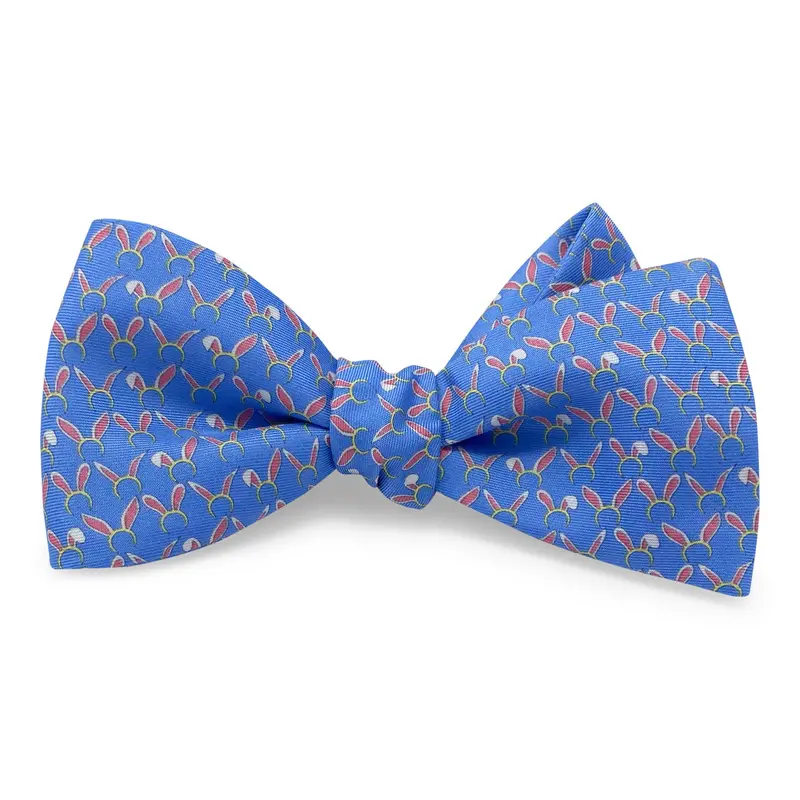 Hip Hop Themed Blue Bow Tie 1