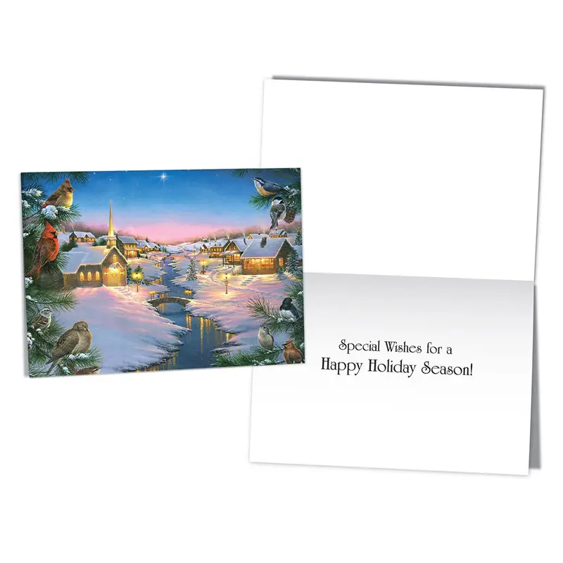 Holiday Cards: 'Special Wishes' – Thoughtful Messaging & Gold Foil Accents 1