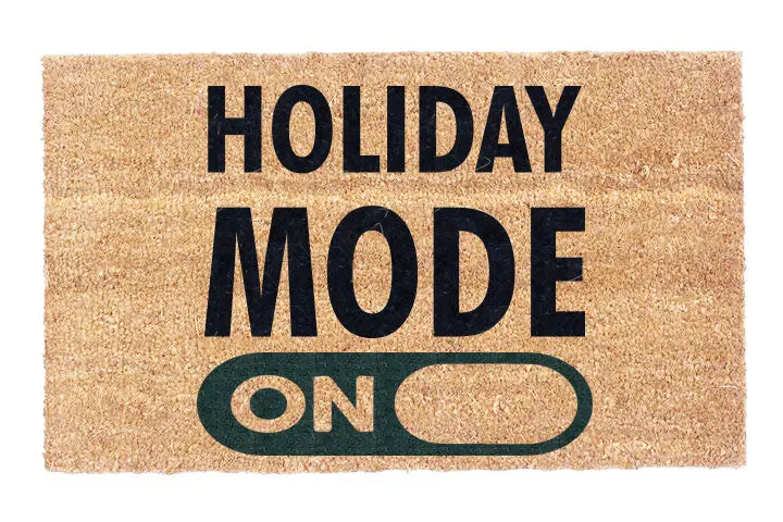 Holiday Mode: Activated – Festive Entryway Mat 1