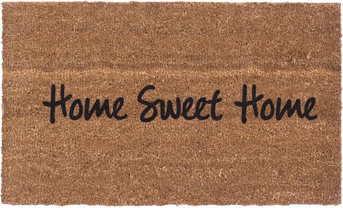 Home Sweet Home Classic Coir Welcome Mat 1