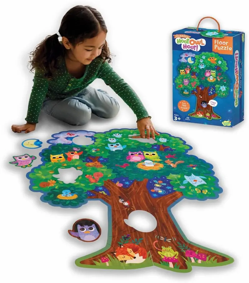 Hoot Owl Hoot! Oversized Floor Puzzle For Kids 1