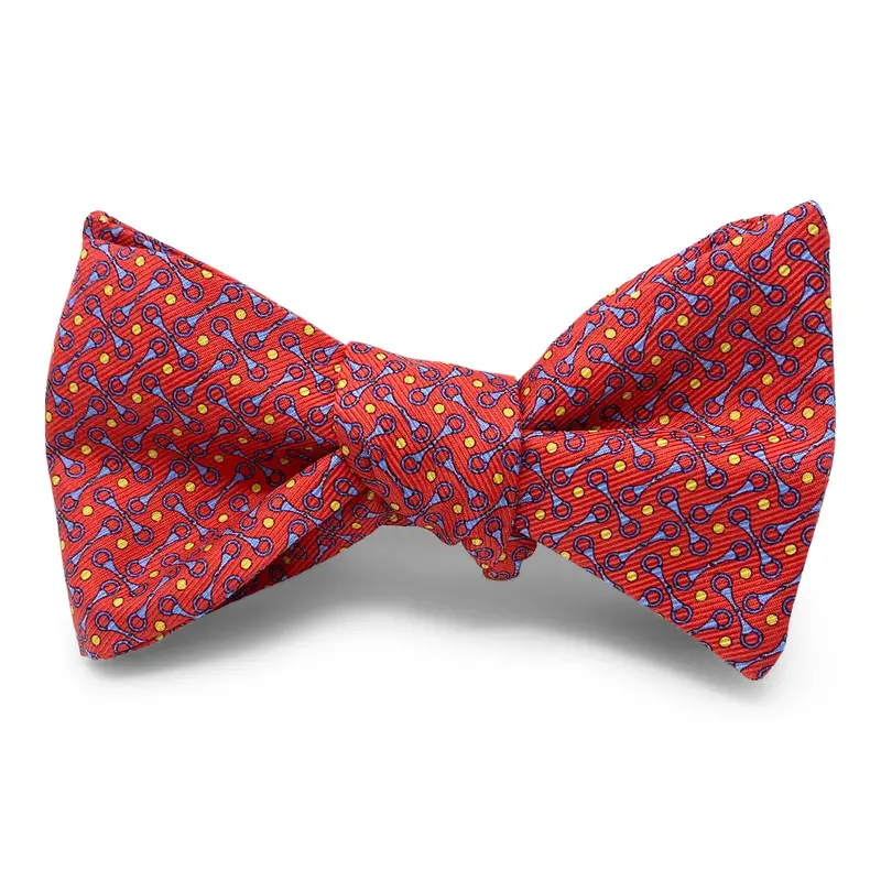 Horsebit Detail Bow – Red 1