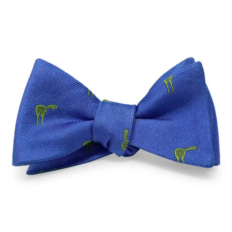 Horse'S Ass Whimsical Bow In Blue 1