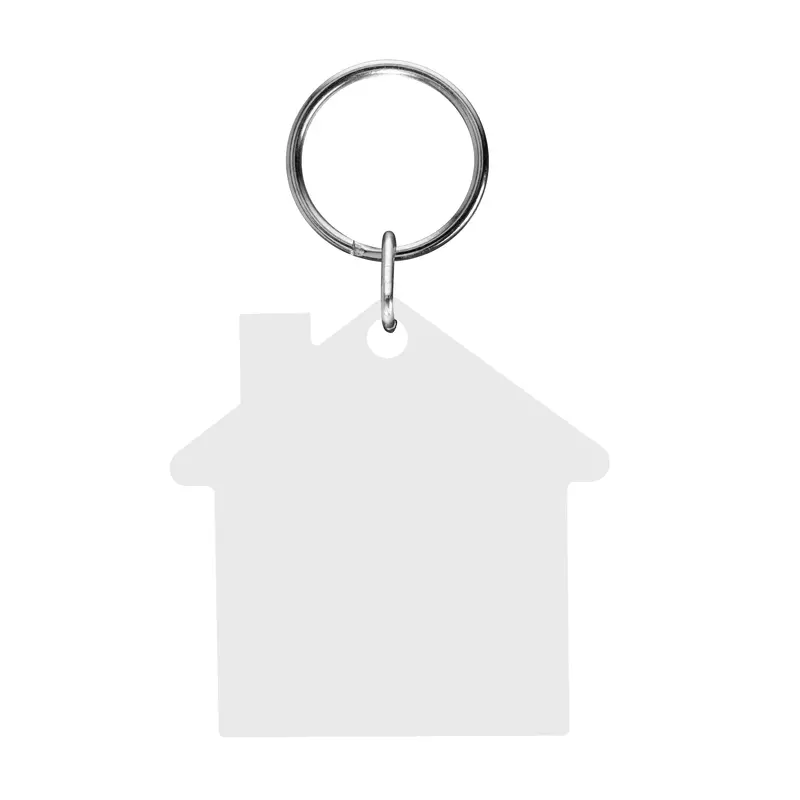 House-Shaped Acrylic Keychain Tag 1
