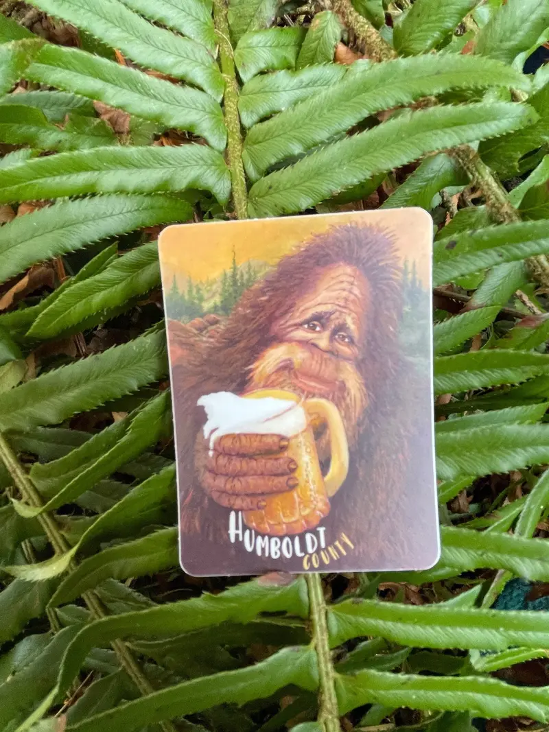Humboldt Bigfoot Illustrated Sticker 1