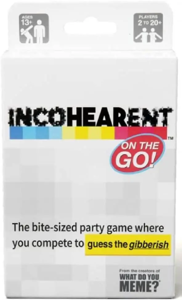 Incohearent Travel Game – Portable Wordplay Challenge 1