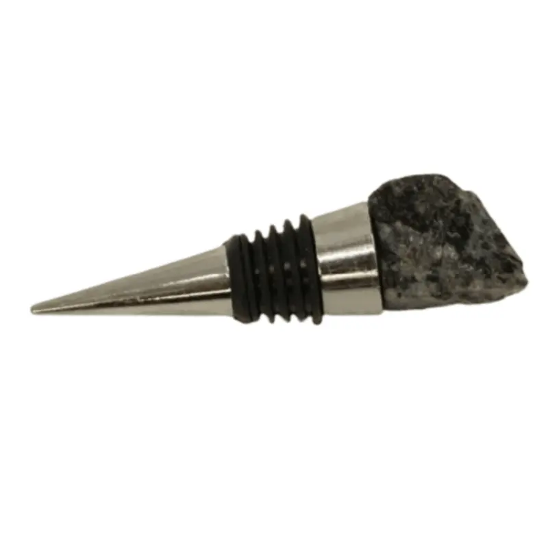Indigo Gabbro Bottle Stopper – Dark Basalt-Inspired Sealer 1