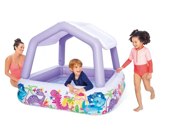 Inflatable Sun-Shade Canopy For Swimming Pools 1