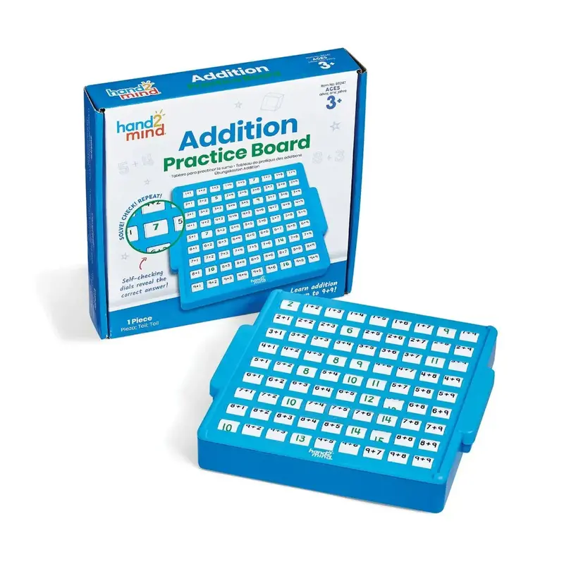 Interactive Addition Math Facts Learning Board 1