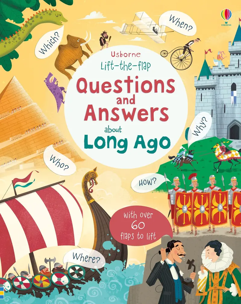 Interactive Lift-The-Flap Book: History Questions For Kids 1
