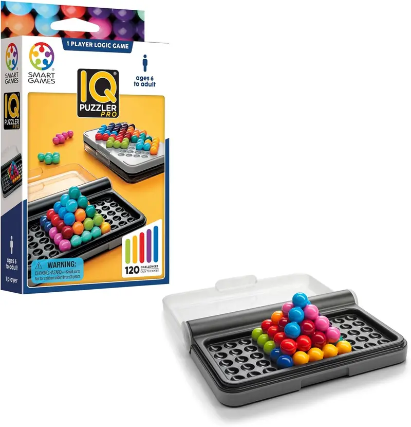 Iq Puzzler Pro – Compact Travel-Friendly Logic Puzzle Game 1