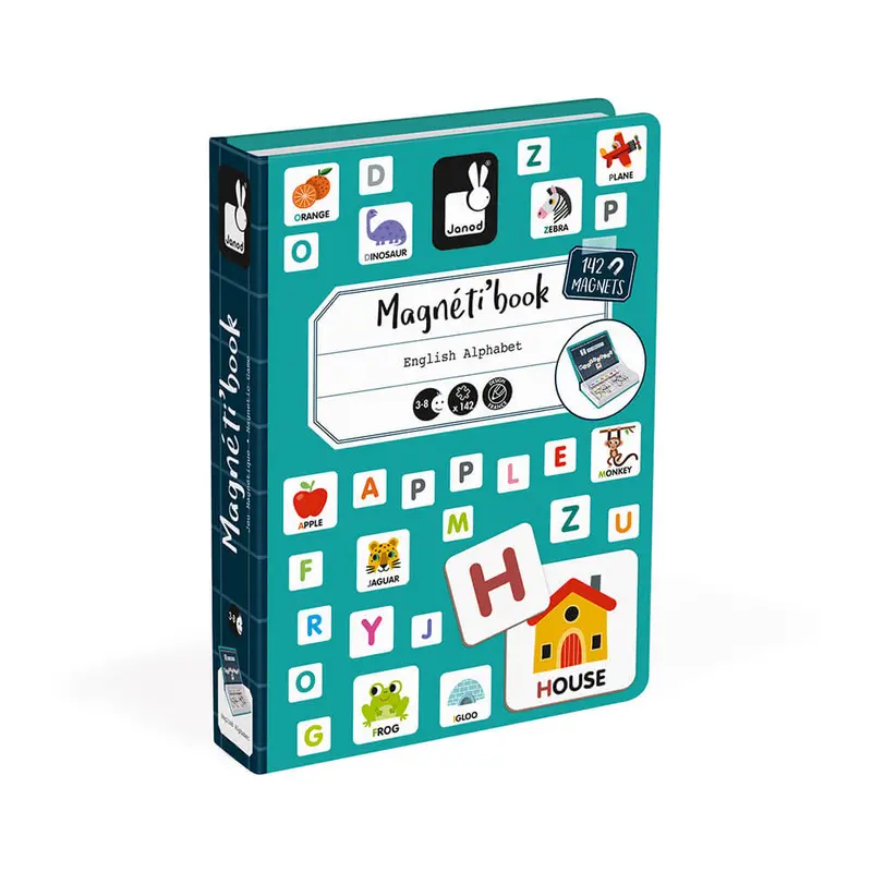Janod Alphabet Magneti'Book – Educational Letter Recognition Kit For Ages 3–8 1