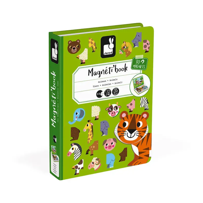Janod Animals Magneti'Book – Magnetic Learning Activity For Toddlers 1