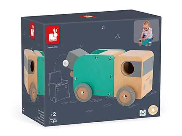 Janod Bolid Recycling Truck Toy 1