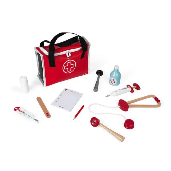Janod Doctor’S Role-Play Suitcase – Pretend Play Medical Kit 1