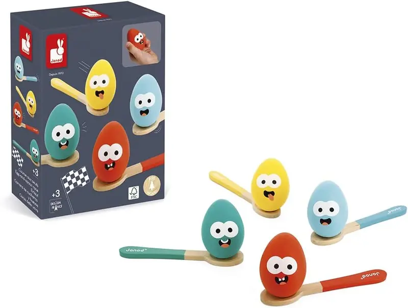Janod Egg-And-Spoon Race Outdoor Game 1