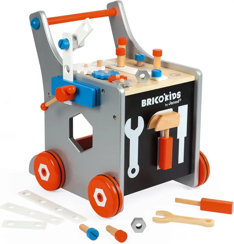 Janod Magnetic Diy Trolley Construction Set 1