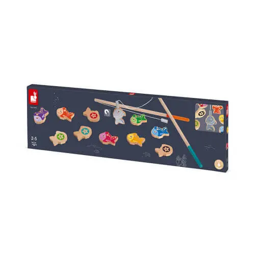 Janod Wooden Let’S Go Fishing Game – Motor Skills Toy 1