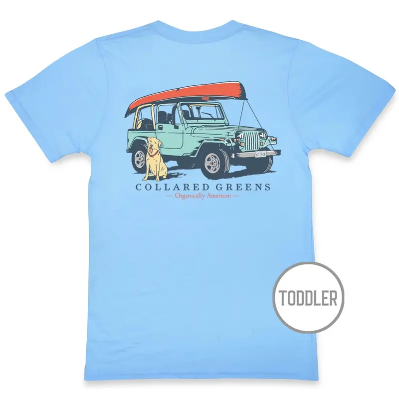 Jeep Dog Carolina-Themed Toddler Short Sleeve T-Shirt 1