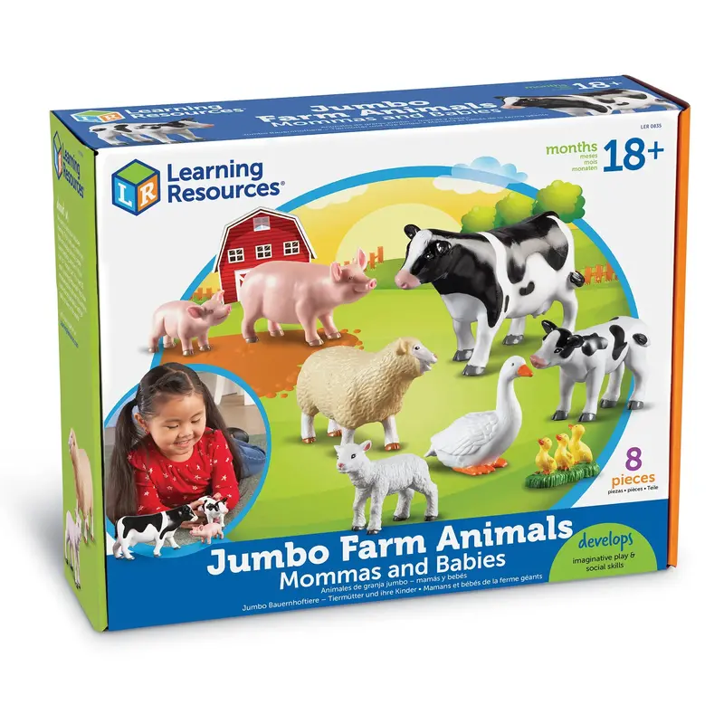 Jumbo Farm Animal Toys – Parent And Baby Pairs 1