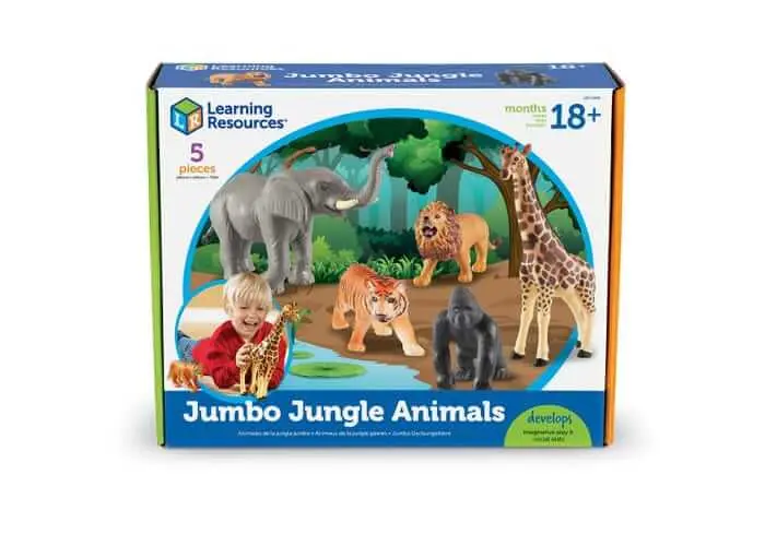 Jumbo Jungle Animal Collection For Early Education 1