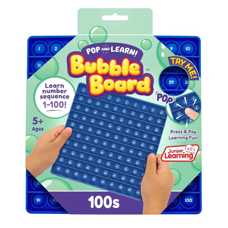 Junior Learning 100S Chart Bubble Board For Early Math 1