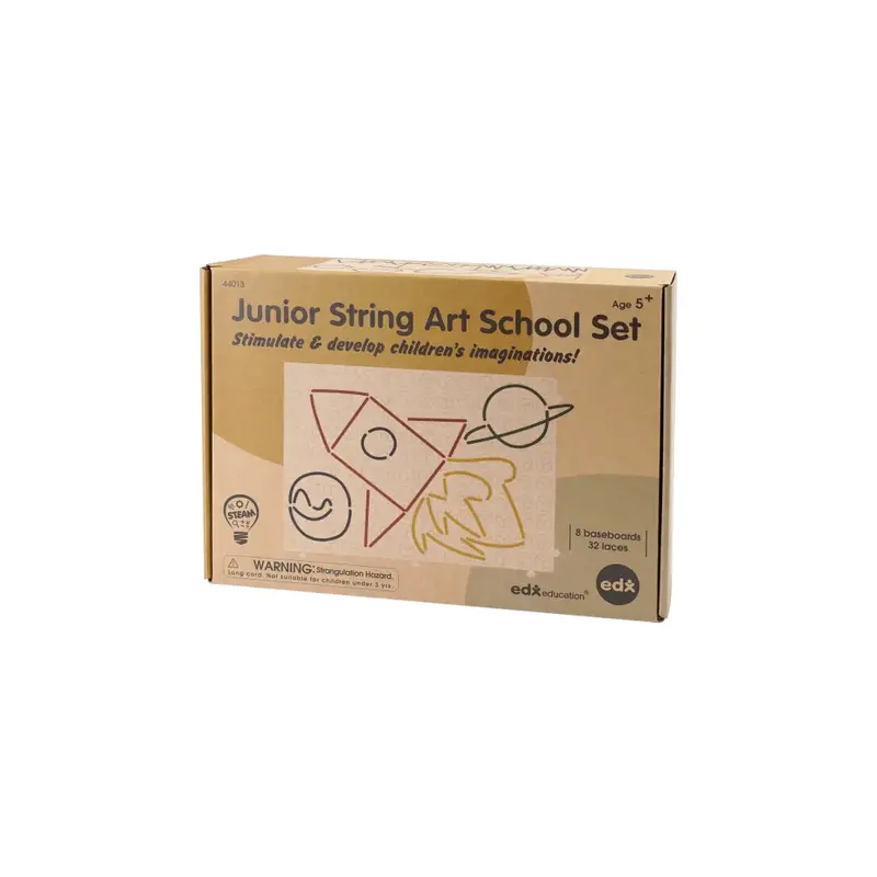 Junior String Art Craft Set – Classroom-Friendly Pattern Kit 1