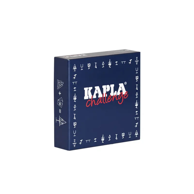 Kapla Challenge – Creative Construction Set With Natural Wood Planks 1