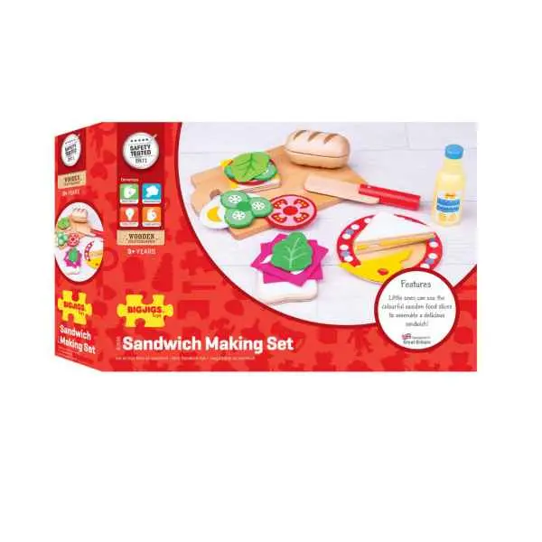 Kids’ Sandwich-Making Pretend Play Set 1