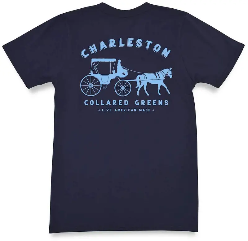 King Street Carriage Navy Short Sleeve T-Shirt 1