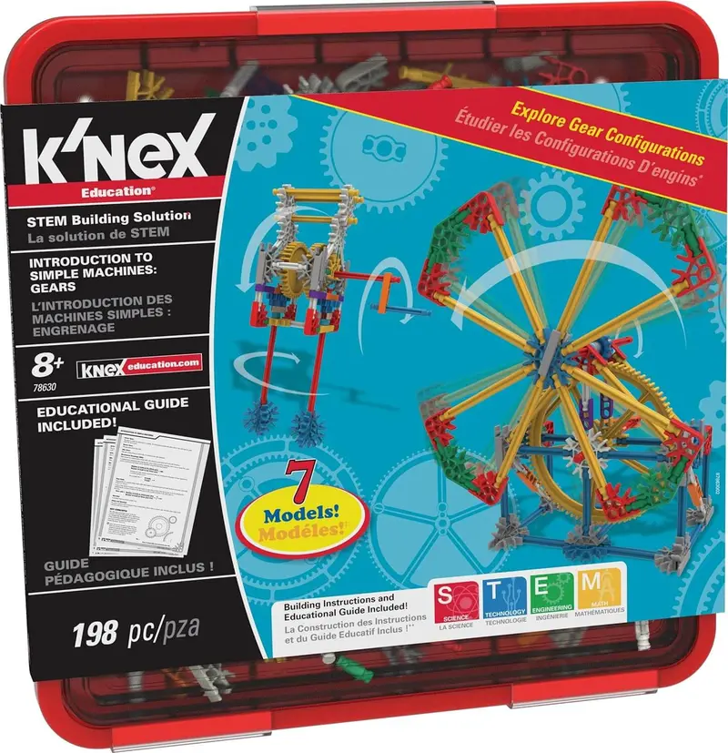 K’Nex Intro To Simple Machines: Gears Stem Learning Kit (78630) 1