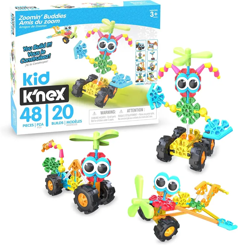 K'Nex Zoomin’ Buddies Building Set (48-Piece) 1