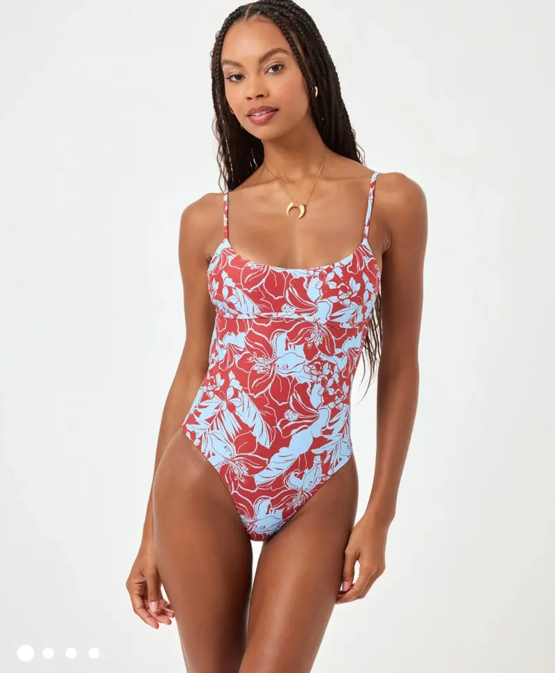 L Space Bree One-Piece Swimsuit – Sporty Seamless Design 1