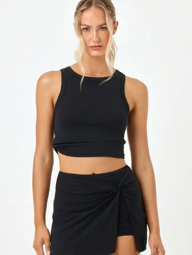 L Space Romeo Cropped Knit Top – Bhi 1