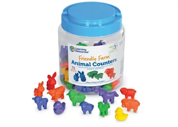 Learning Resources Friendly Farm Animal Counting Set 1