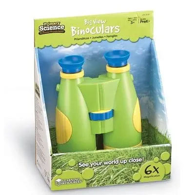 Learning Resources Primary Science Big View Binoculars – Kid-Sized Outdoor Exploration Gear 1