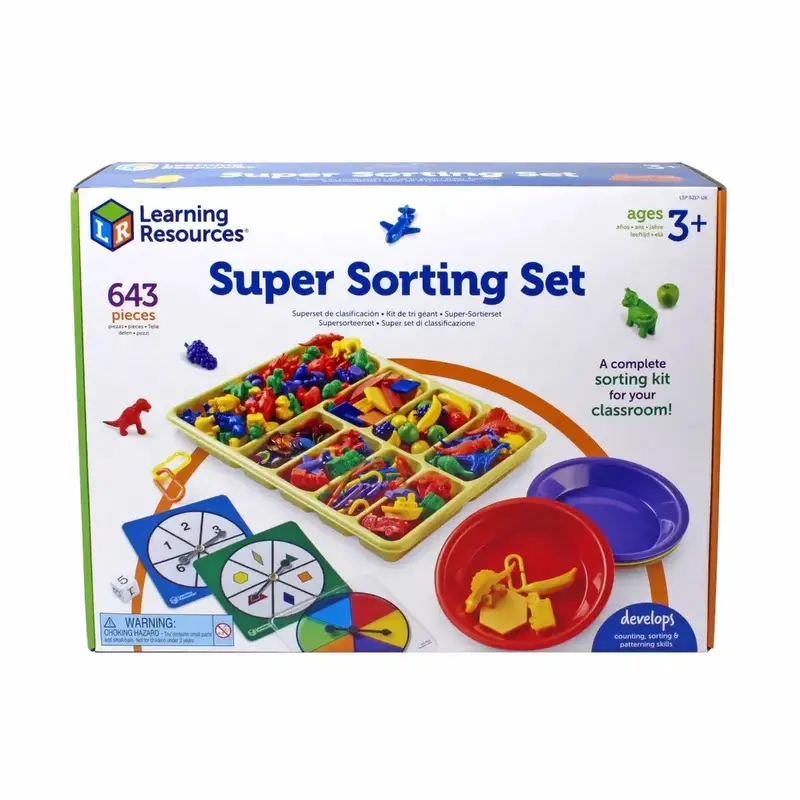 Learning Resources Super Sorting Kit With Activity Cards 1