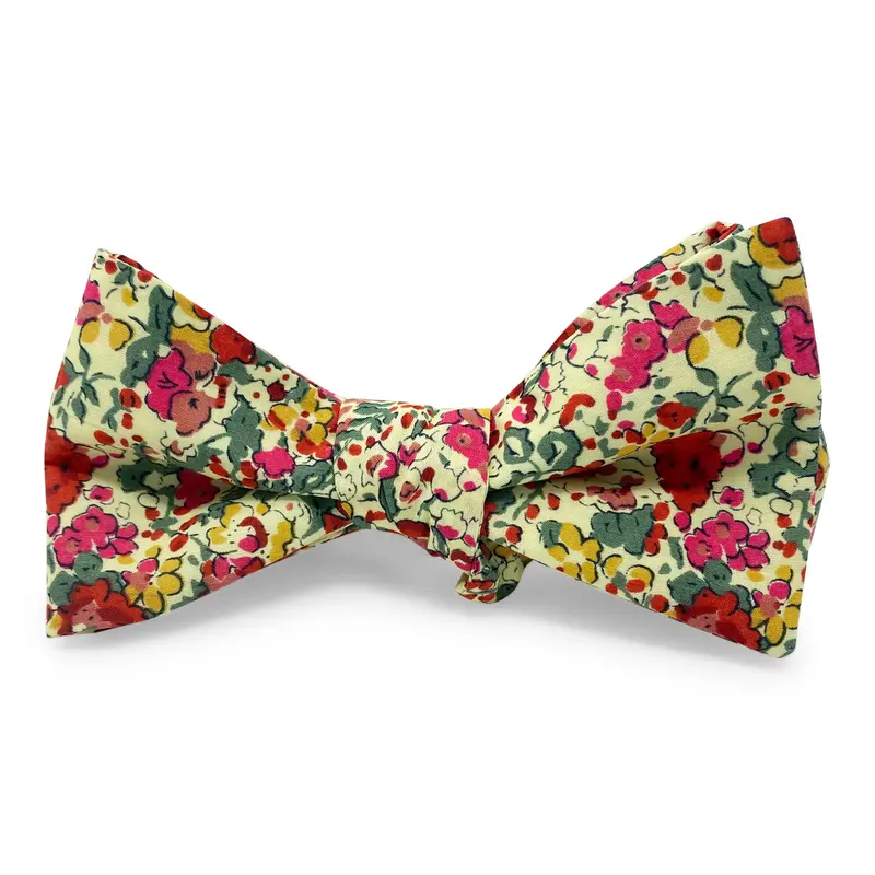 Liberty Abbey Multi-Color Bow – Yellow, Pink & Red 1
