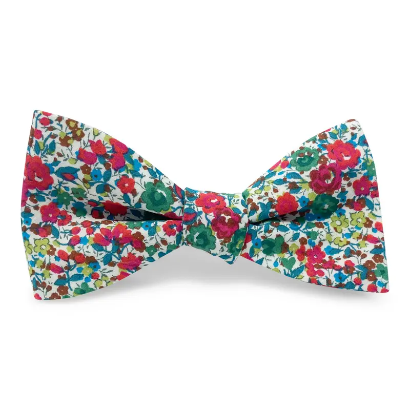 Liberty Harris Pink And Green Bow Tie 1