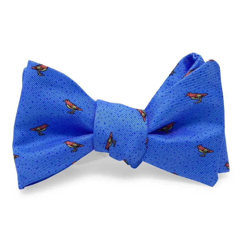 Light Blue Snow Bird Hair Bow For Toddlers 1