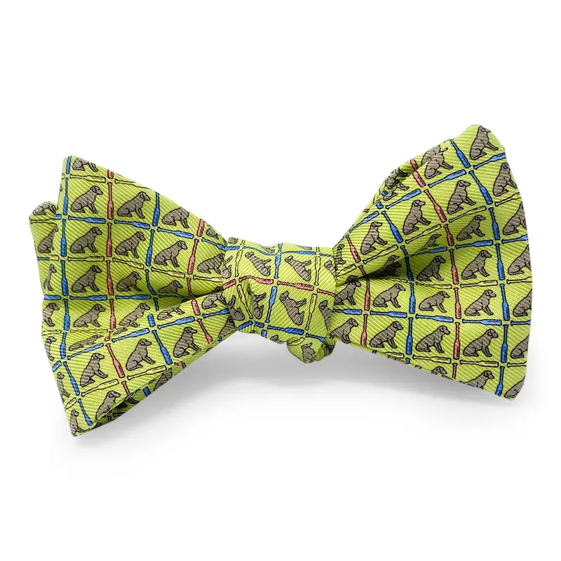 Light Green Bow Design Dog Paddle Sandals 1