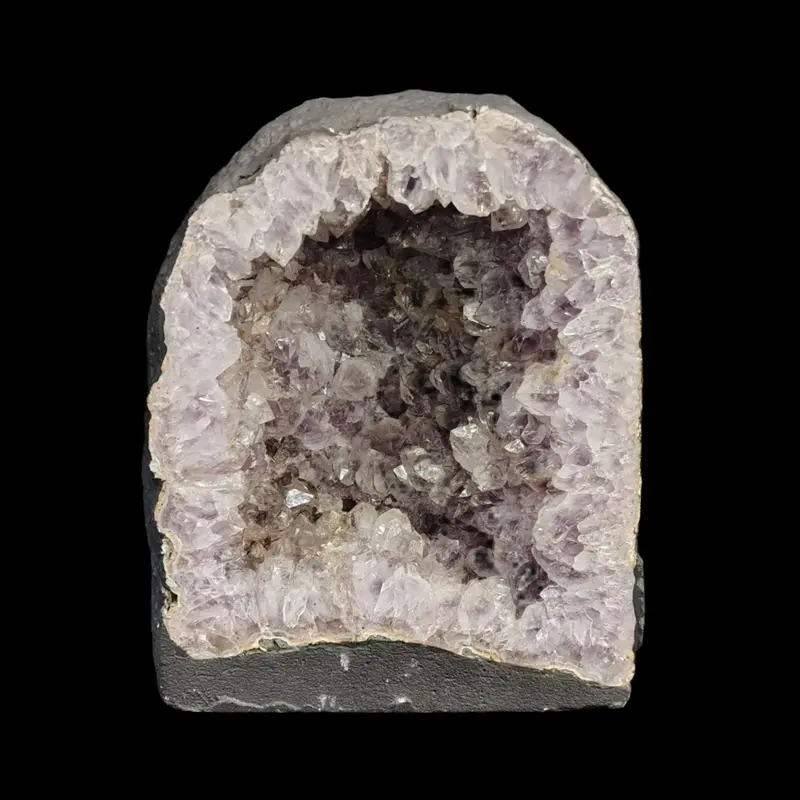 Light Purple Amethyst Half-Geode – Natural Crystal Cavity Specimen 1