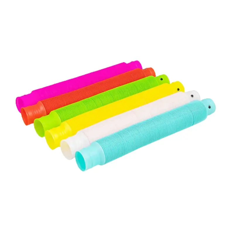 Light-Up Fidget Pop Tube: Sensory Stress Relief Tool 1