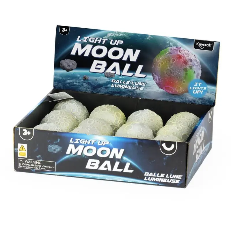 Light-Up Moon Ball – Glow-In-The-Dark Bouncing Toy For Night Play 1