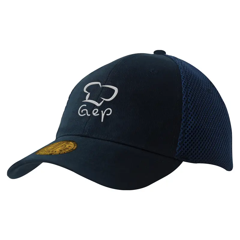 Lightweight 6-Panel Mesh Cap – Dream Fit With Sandwich Accents 1
