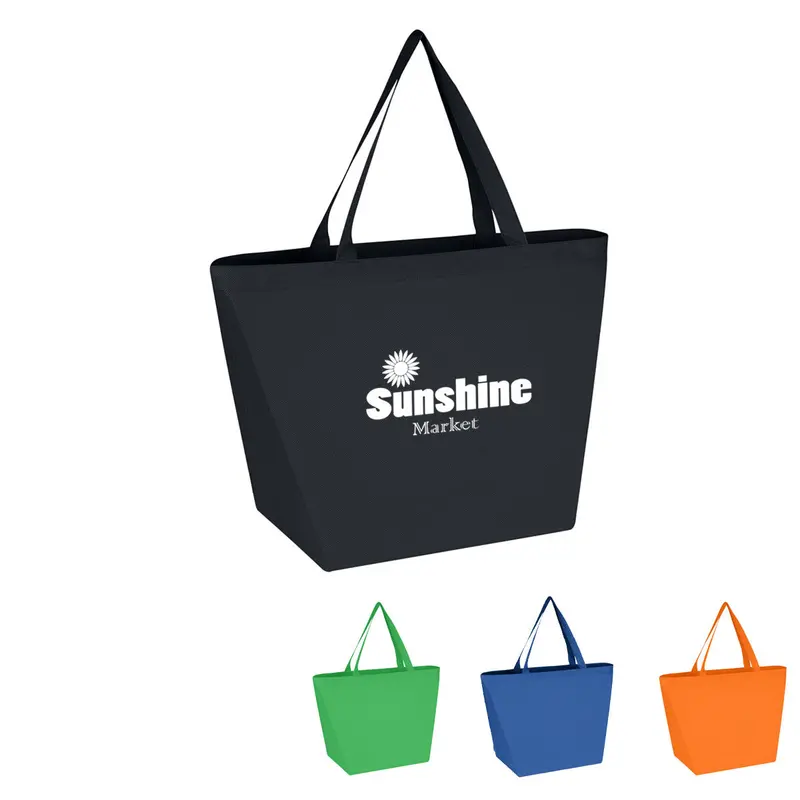 Lightweight Non-Woven Economy Tote – Sustainable 100% Recycled Pet 1