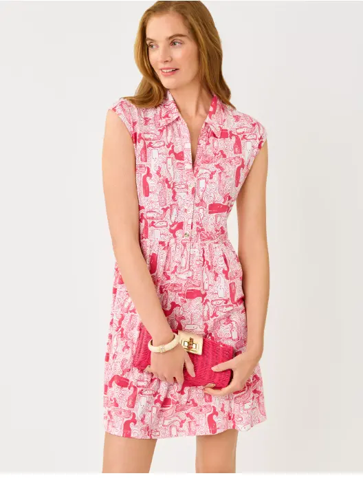 Lilly Pulitzer Arley Resort Dress – Thar She Blows Print 1