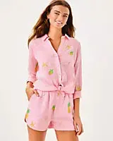 Lilly Pulitzer Elodey Linen Short - Bhi 1