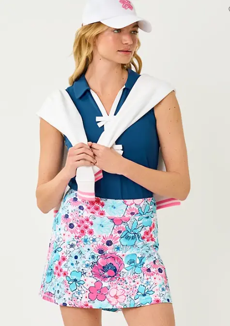 Lilly Pulitzer Luxletic Jolena Upf 50+ Skort – All Her Glory 1